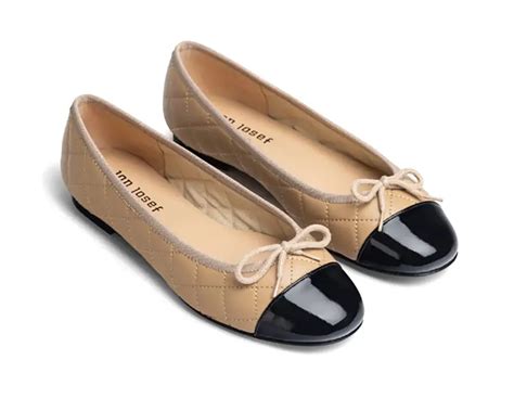 chanel two tone flats dupe|chanel ballet flats price.